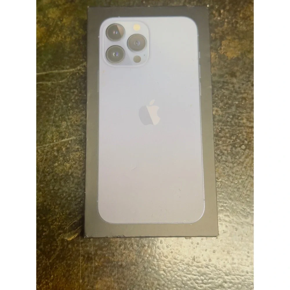 Apple iPhone 13 Pro Max Sierra Blue EMPTY BOX ONLY NO  PHONE JUST THE BOX